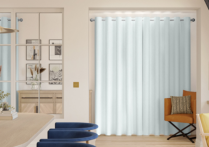 Kyoto Faux Silk, Mist Grey - Made to Measure Curtains - Image 7